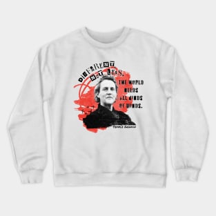 Temple Grandin Punk Autism Different Not Less Crewneck Sweatshirt